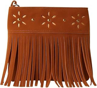 Bolsa Franja Pequena Tira Colo Transversal com Franja Rodeio Boiadeira Country