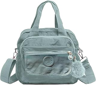 Bolsa mochila feminina m?dia para viagens e passeios resistente ? ?gua bolsa vira mochilinha