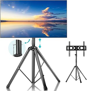 Suporte para TV, Capacidade para TVs de 26'' A 55'', Máxima de 40 KG, Apoio TV Vertical, Pedestal para Televisão, Suporte para Televisão, com Ajuste de Altura