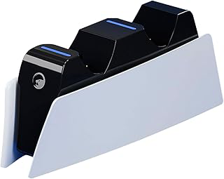 Carregador do controlador PS5, estação de carregamento PS5 para controlador Playstation 5