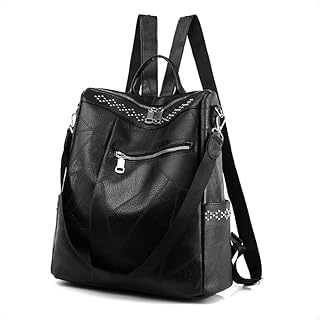 Mochila Feminina Pequena Couro Pu Bolsa Faculdade Trabalho Executiva Vintage