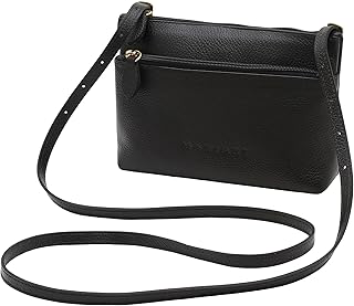 Bolsa Transversal Feminina de Couro Bovino Legítimo c/Alça Ajustável Mariart Ágata