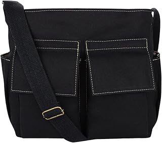 Bolsa Tote Bag Tiracolo de Lona Tamanho Grande A023