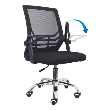 Cadeira Secretária Ergonômica Flex Best Chair Bc-121 Preta Cor Preto Material Do Estofamento Mesh