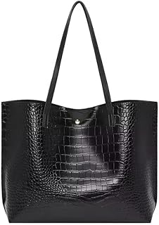 Bolsa de Ombro Feminina Couro Tiracolo Preta Elegante Sacola