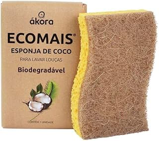 Kit C/ 3 Esponjas De Coco 100% Biodegradável Celulose Fibra