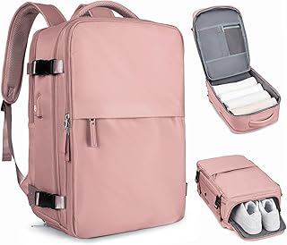 Mochila casual de viagem, Q - rosa