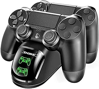 Base de carregamento dupla para controle sem fio Playstation 4 PS4 para PS4, Slim, Pro