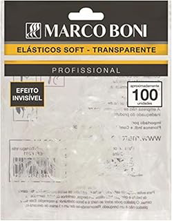 Elástico Soft Transparente, 8261, Marco Boni, Transparente, 100 Unidades, Marco Boni