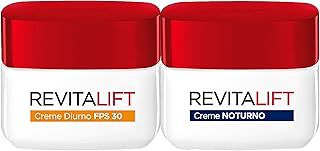 Kit L'Oréal Paris Creme Facial Anti Idade Revitalift Diurno + Noturno