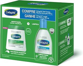 KIT COMPRE GANHE CETAPHIL GEL CREME 453G + LOÇÃO DE LIMPEZA 120ML