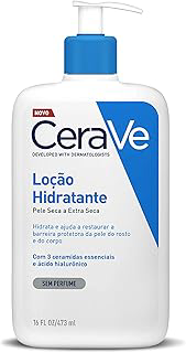CeraVe, Loção Hidratante Corporal, com textura Fluida e Ácido Hialurônico, 50ml