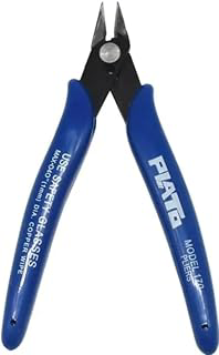 Alicate de Corte de Precisão, Azul, para Fios e Componentes Eletrônicos