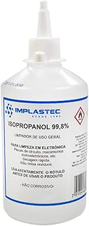 Álcool Isopropílico 99% 110ml para Limpeza de Eletrônicos, Placas e Componentes, Evaporação Rápida, Alta Pureza, Ideal para Manutenção Técnica e Limpeza de Dispositivos Sensíveis