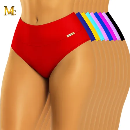 Kit Com 10 Lindas Calcinha Cós Alto Cores Atacado Revenda