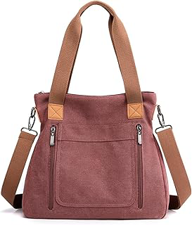Bolsa Feminina Lona Vintage Bolsa De Ombro Casual Uso Diário Bolsa Feminina De Ombro Bolsa De Mão Com AjustáVel Alça De Ombro