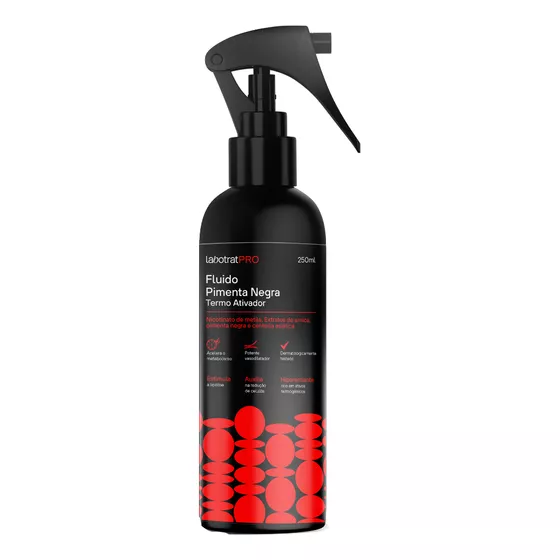 Fluido Termo Ativo Pimenta Negra Reduz Medida Labotrat 250ml
