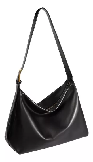 Bolsa Transversal Grande Couro Ombro Estilosa Promoção