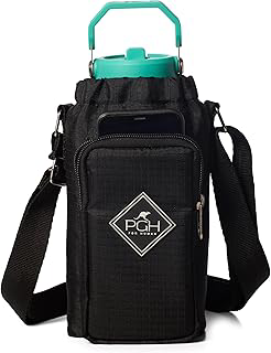 Bolsa para Academia Porta Garrafas Shoulder Bag com Bolso para Celular e acessórios, PGH Mobibag