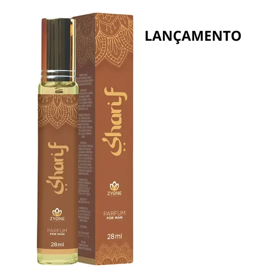 Perfume Masculino Zyone Sharif 28ml Arabe Parfum Alta Fixação