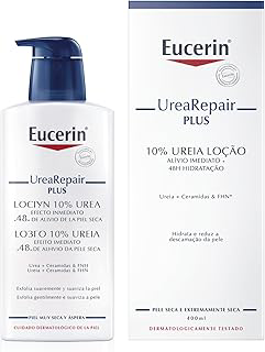 EUCERIN Loção Hidratante Corporal Urea Repair Plus 400ml, Hidratação Intensiva, Ureia, Pele Seca e Extra Seca