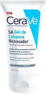 CeraVe, SA Gel de Limpeza Renovador, com Ácido Salicílico, Ácido Hialurônico e Efeito Esfoliante